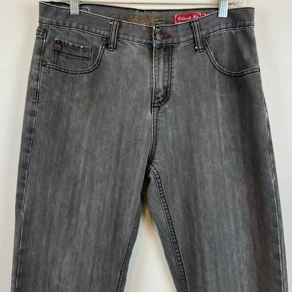 O’Neill Relaxed Fit 32 Waist Men’s Gray Jeans - Picture 2 of 14